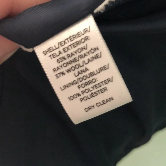 ⭕️ PRICE FIRM LOFT Navy Sequin Size 8 Peacoat - Picture 5 of 6